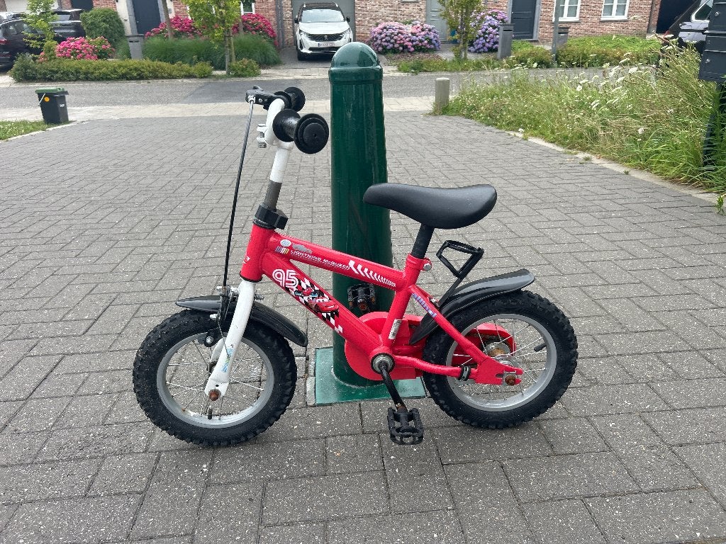 Kinderen Fiets, Fietsen en Brommers, Ophalen, Gebruikt, Schijfrem, Minder dan 16 inch