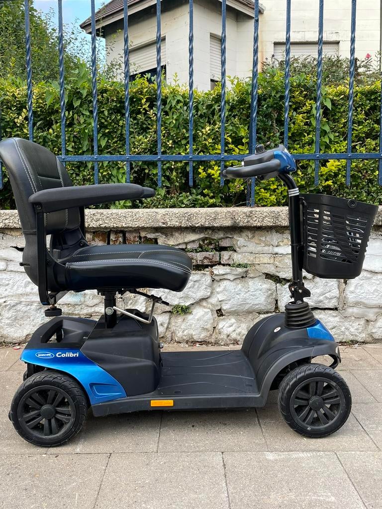 Scootmobiel Invacare Colibri afneembare elektrische scooter, Ophalen of Verzenden, Inklapbaar, Zo goed als nieuw, Elektrische rolstoel