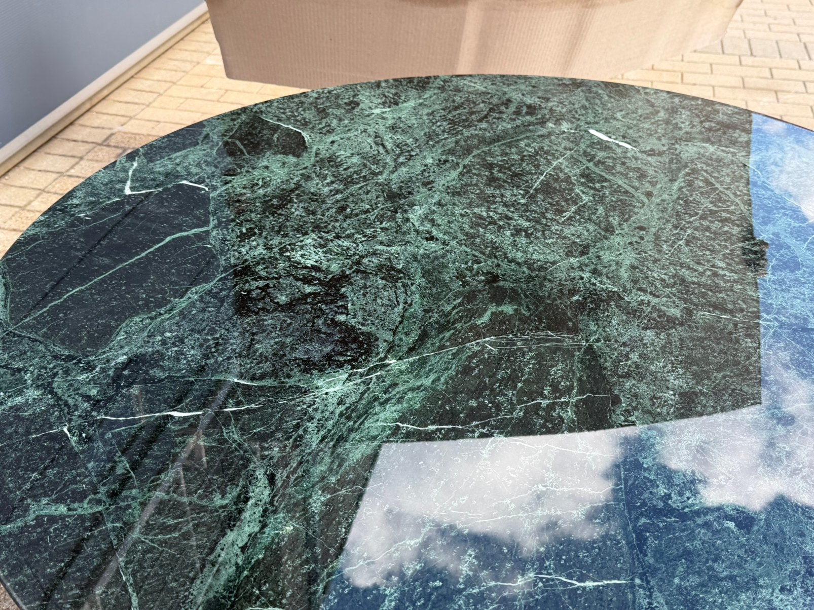 Originele ronde Knoll Tulip eettafel Alpi Verde E. Saarinen, Huis en Inrichting, Ophalen of Verzenden, Vitra togo mah jong ligne roset cor cassina b&b italia artifort