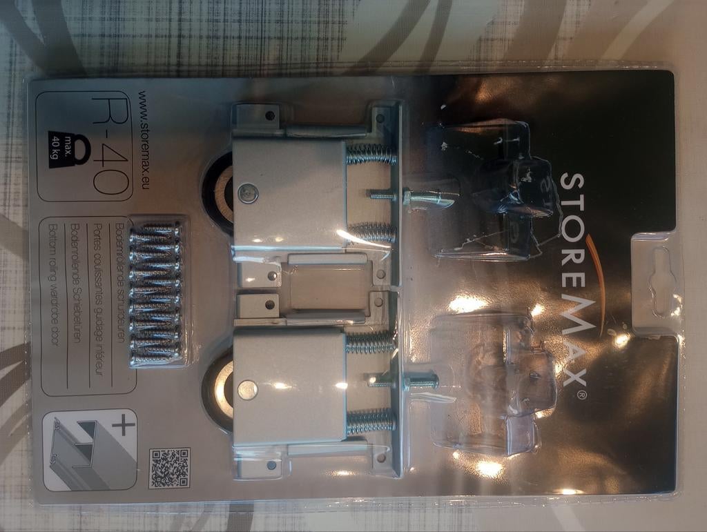 BODEM WIELEN SCHUIFDEUREN    STOREMAX  R-40    8 WIELEN, Ophalen, Nieuw