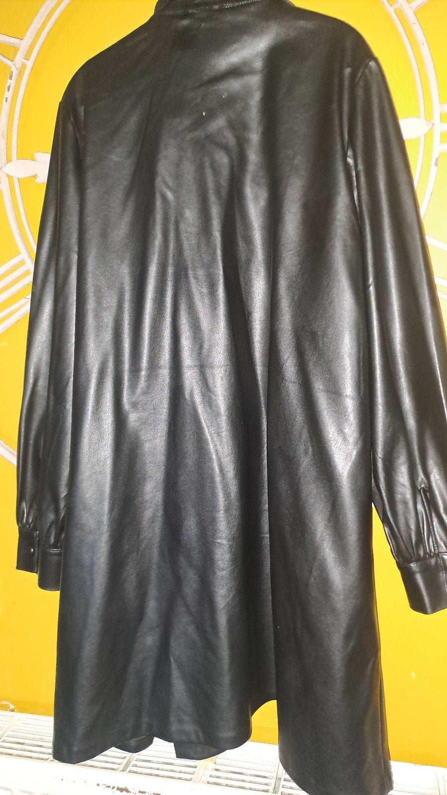 veste femme cuir synthétique noir, Enlèvement ou Envoi