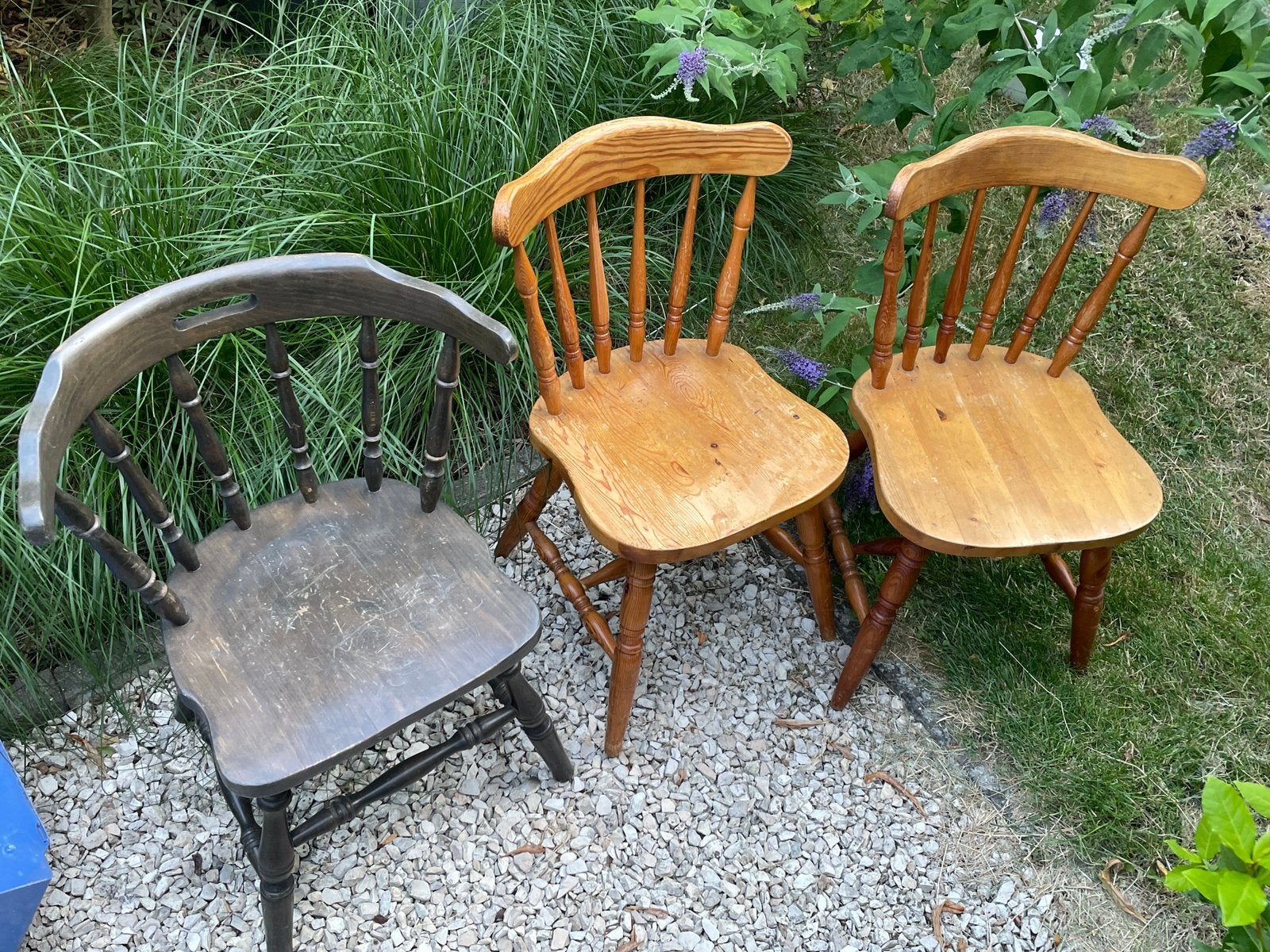 3 chaises gratuites, Maison & Meubles, Enlèvement, Utilisé