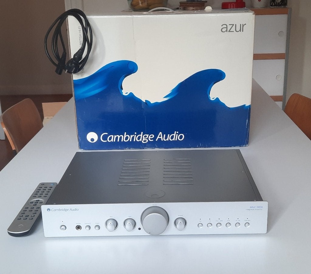 Ampli Cambridge Audio Azur 340A, Autres marques, Moins de 60 watts, Enlèvement, Stéréo