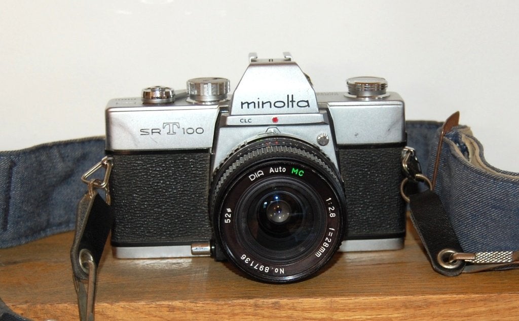 minolta SRT 100, Audio, Tv en Foto, Fotocamera's Analoog, Ophalen of Verzenden, Gebruikt, Minolta