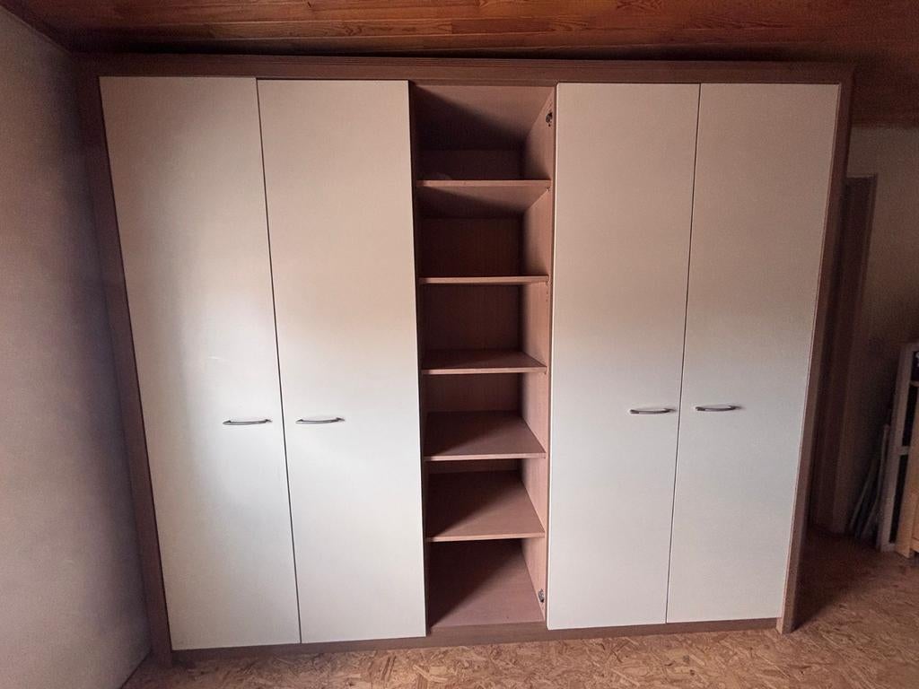 Slaapkamer 2 personen met lattoflexen., Huis en Inrichting, Kasten | Kleerkasten, Ophalen