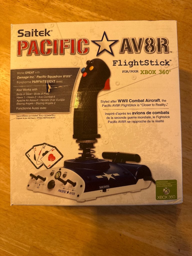 Xbox 360 Saitek Pacific AV8R, 1 joueur, Enlèvement, Comme neuf, Course et Pilotage