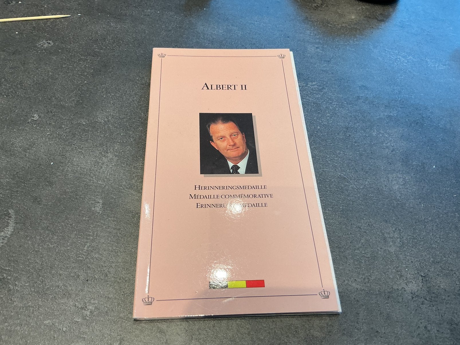 België herinneringsmedaille Albert II brons, Ophalen of Verzenden, Brons