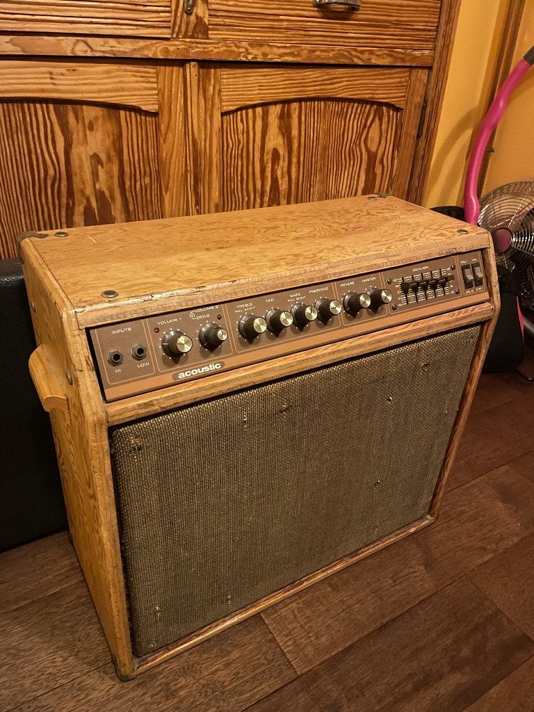 Acoustic G100T lampenversterker, Enlèvement, Utilisé, Guitare, 50 à 100 watts