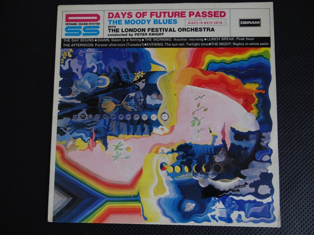 LP The Moody Blues: Days of future Passed., Pressage original, Enlèvement ou Envoi, Pop, Utilisé