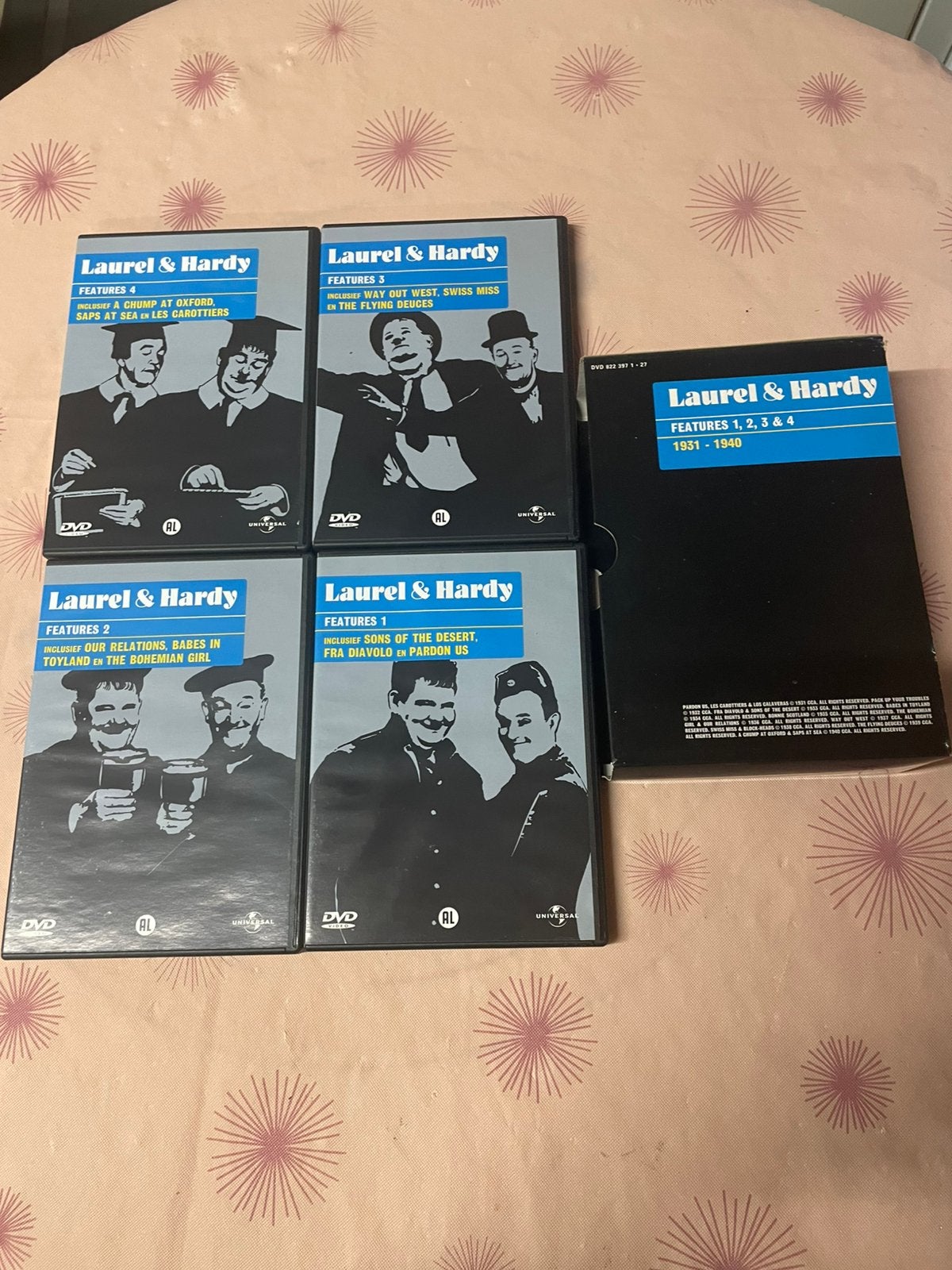 Box van Laurel en Hardy, Ophalen, Zo goed als nieuw