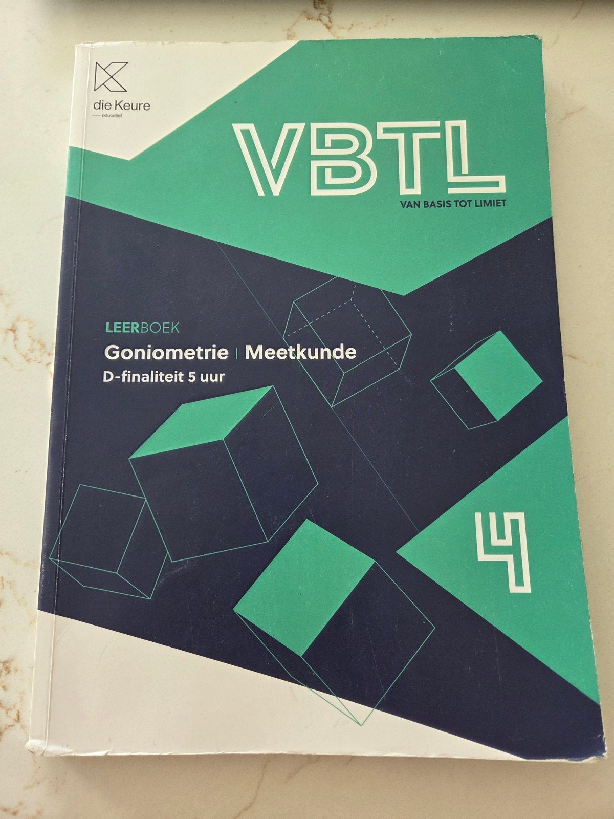 VBTL 4 - leerboek Goniometrie & meetkunde D-5 uur, Enlèvement ou Envoi, Néerlandais