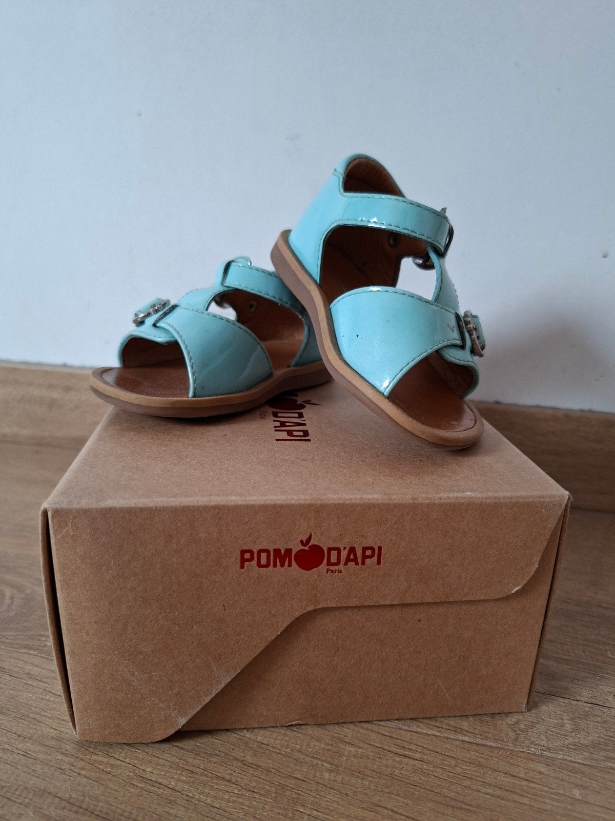 sandaaltjes maat 19 merk POM D'API, Kinderen en Baby's, Babykleding | Schoentjes en Sokjes, Ophalen, Meisje, Overige typen, Pom d'api