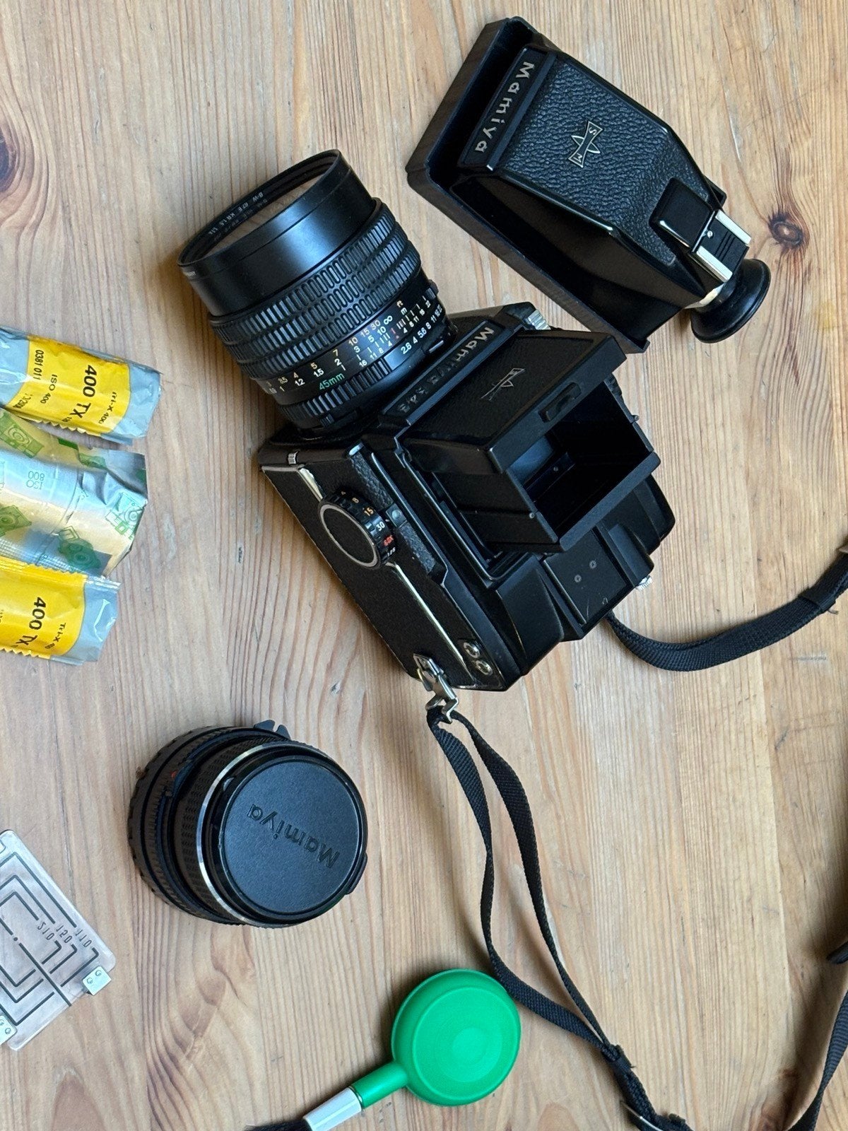 Mamiya 645, Audio, Tv en Foto, Ophalen, Gebruikt, Spiegelreflex, Overige Merken