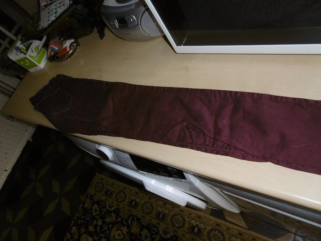 pantalons de vêtements pour enfants taille slim 34, violet, Pantalon, Garçon ou Fille, Enlèvement ou Envoi, Comme neuf