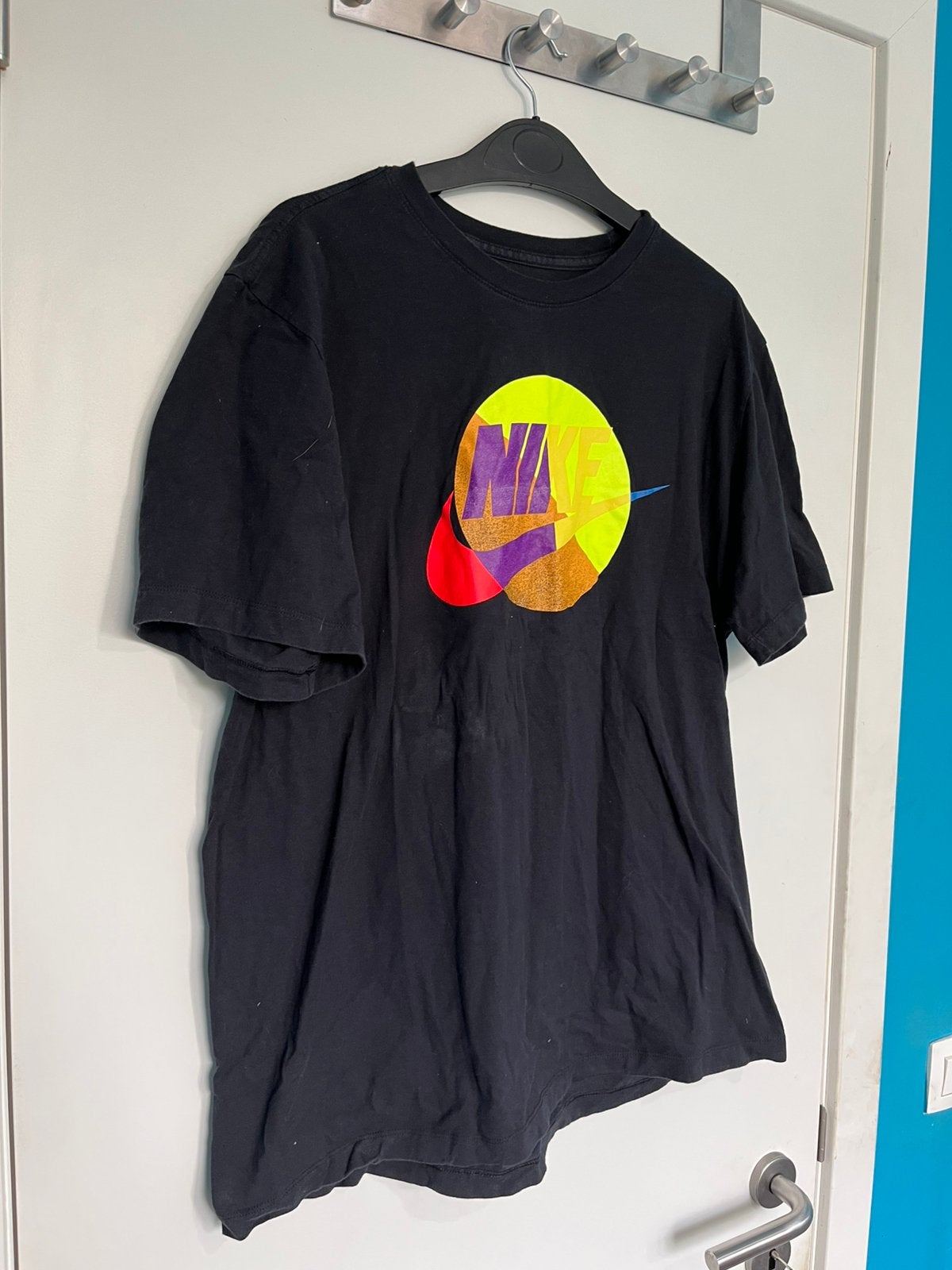 T-shirt van Nike, Ophalen of Verzenden, Gedragen, Maat 52/54 (L), Zwart