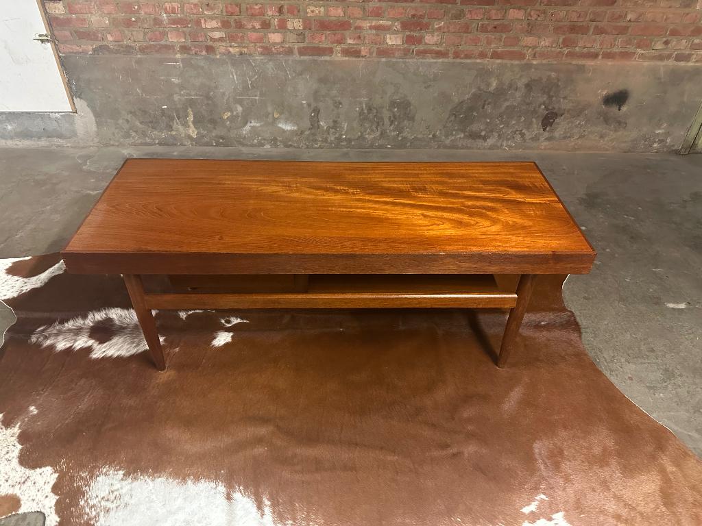 Vintage teak salontafel, Ophalen