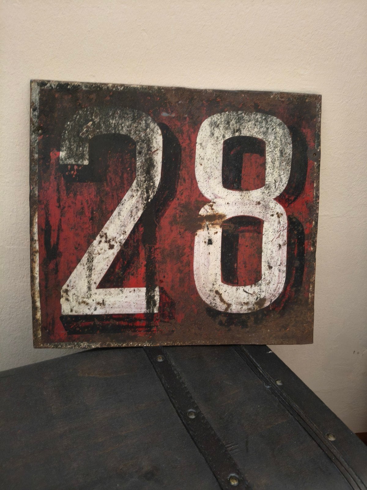plaque émaillée vintage sncb, Enlèvement ou Envoi