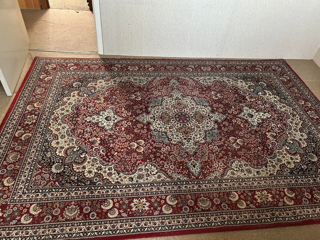 Tapijt, Ophalen, Gebruikt, Groen, 200 cm of meer
