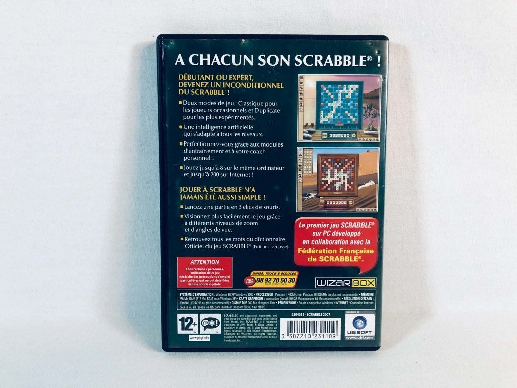 Scrabble Interactif Edition 2007 PC FR Jeu Complet EC, Consoles de jeu & Jeux vidéo, 1 joueur, À partir de 12 ans, Autres genres