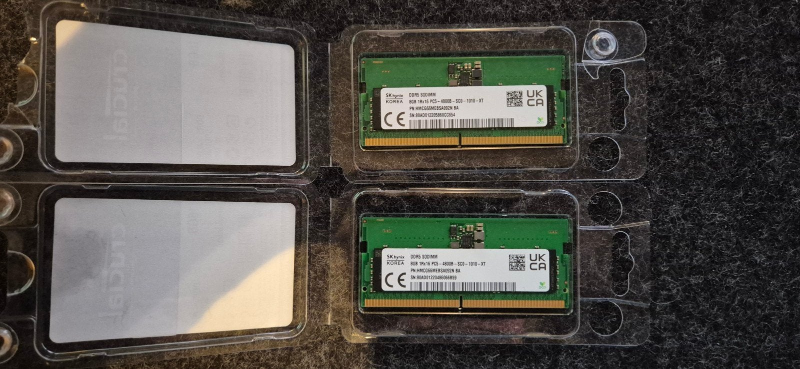 SK Hynix 16GB DDR5 Laptop RAM (2x 8GB SODIMM 4800MHz), Informatique & Logiciels, Enlèvement ou Envoi, Comme neuf, DDR5, Laptop