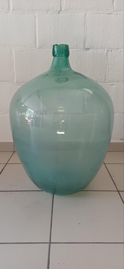 Grote oude dame-jeanne / gistfles van ca. 50–55 liter., Ophalen of Verzenden