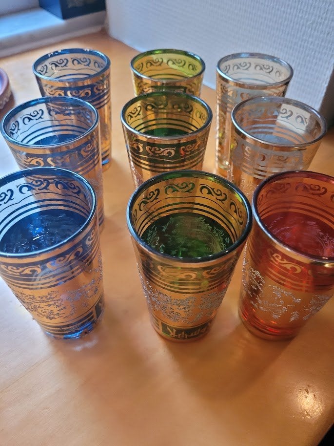 lot de verres à thé marocains, Antiquités & Art, Enlèvement ou Envoi