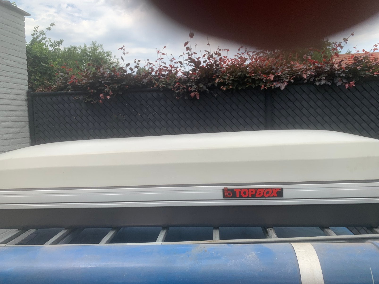 Topbox groot model dakkoffer 650 liter met sleutels tip top, Ophalen, Zo goed als nieuw