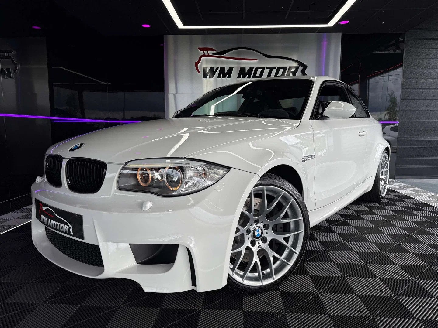BMW 1 Serie M Coupé 3.0i, Autos, Cuir, Achat, Boîte manuelle, Noir
