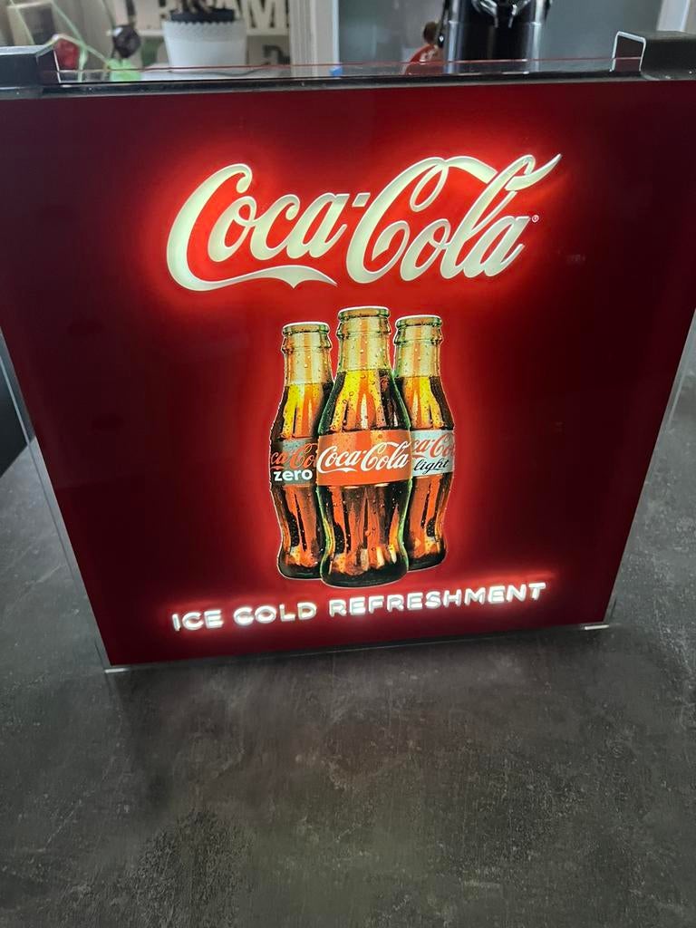 Coca cola lichtreclame - mancave - verzamelaars, Ophalen, Zo goed als nieuw