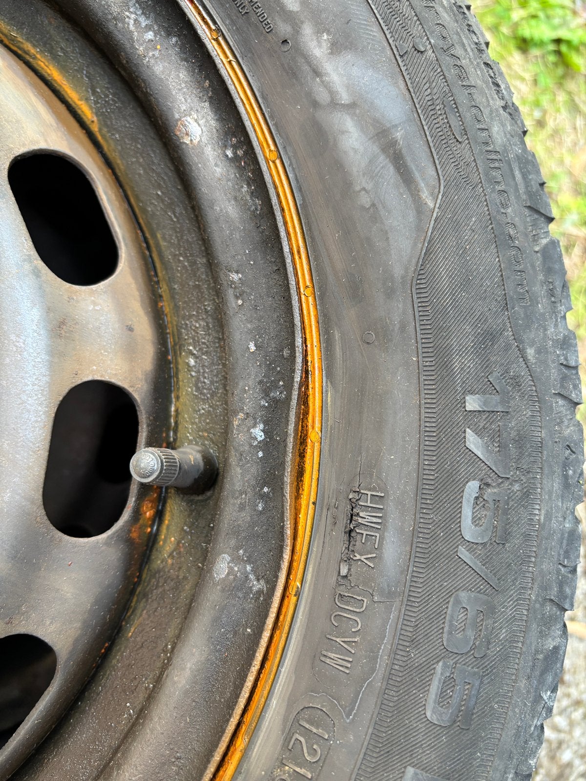 4 jantes tôles 175/65R14 - 4x108, Autos : Pièces & Accessoires, 14 pouces, 175 mm, Pneus été, Enlèvement