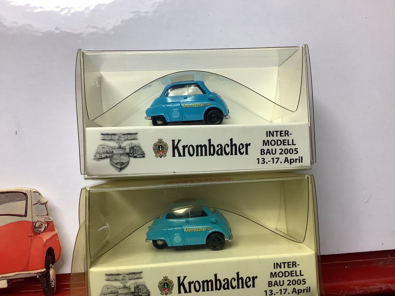 Bmw Isetta 1:87 krombacher, Ophalen of Verzenden, Zo goed als nieuw, Auto, Overige merken