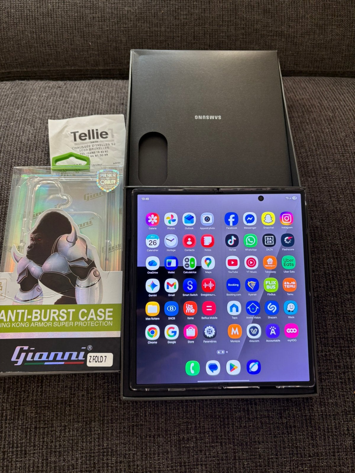 Salsung Galaxy Z fold 7 neuf, Neuf, 10 mégapixels ou plus, Enlèvement, Sans abonnement