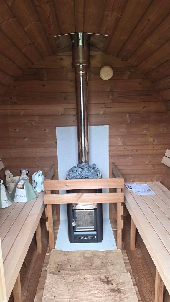 2M Barrel Sauna Gratis Levering en Plaatsing, Ophalen of Verzenden