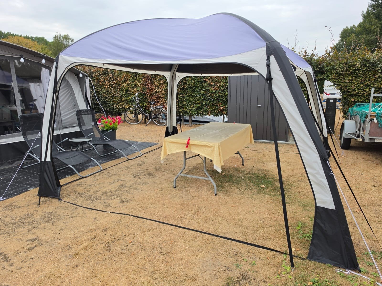 opblaas tent obelink, Tuin en Terras, Overkappingen, Ophalen, Zo goed als nieuw