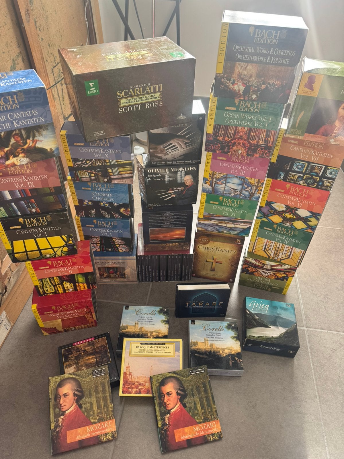 collectie klassieke muziek cd’s en boxsets – 32 stuks, Enlèvement ou Envoi, Comme neuf, Coffret, Bach