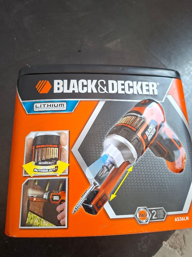 Black and Decker elektrische schroevendraaier, Ophalen, Gebruikt