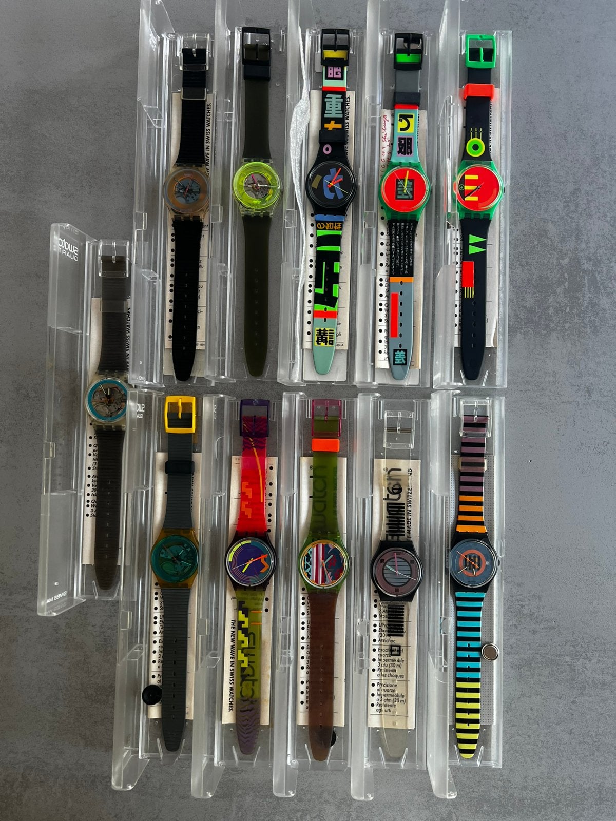 Lot montres Swatch, Enlèvement ou Envoi, Comme neuf, Swatch
