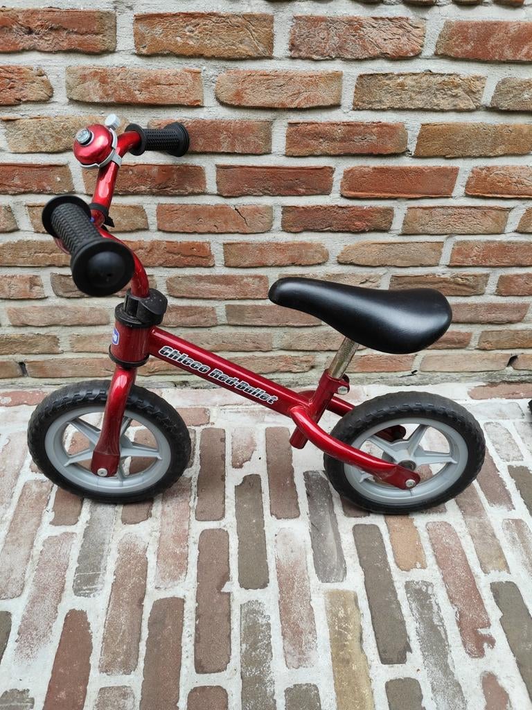 Rode loopfiets in zeer goede staat, Ophalen, Zo goed als nieuw, Loopfiets