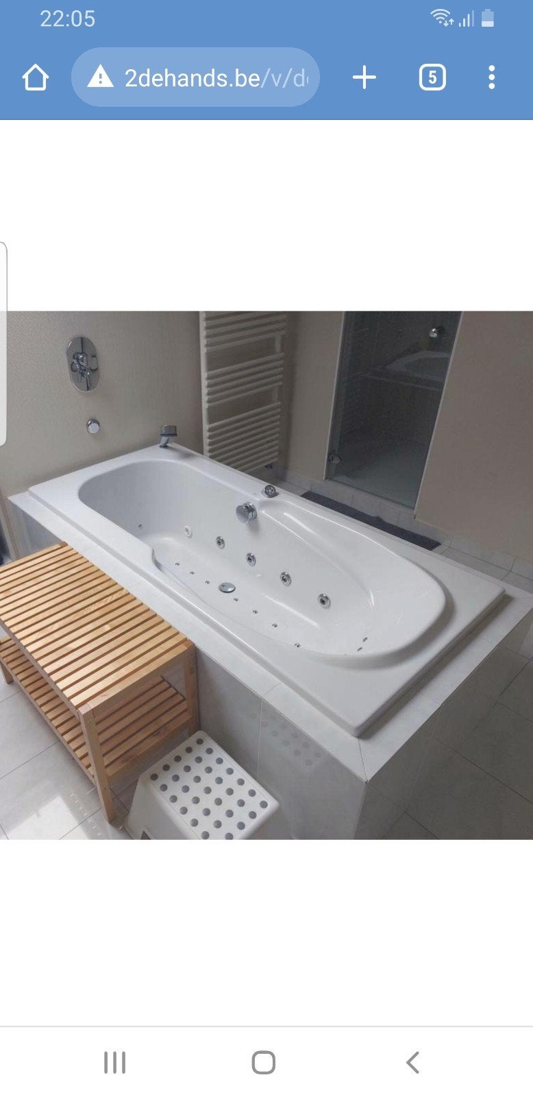 Jacuzi van Aquamas, Ophalen, Zo goed als nieuw, Pomp, Inbouw
