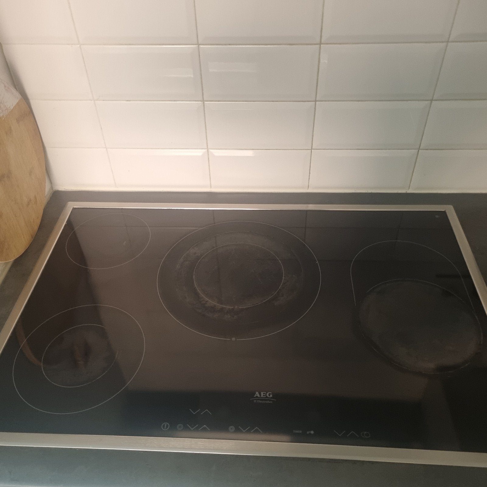 Elektrische inbouw kookplaat AEG, Ophalen, Inbouw