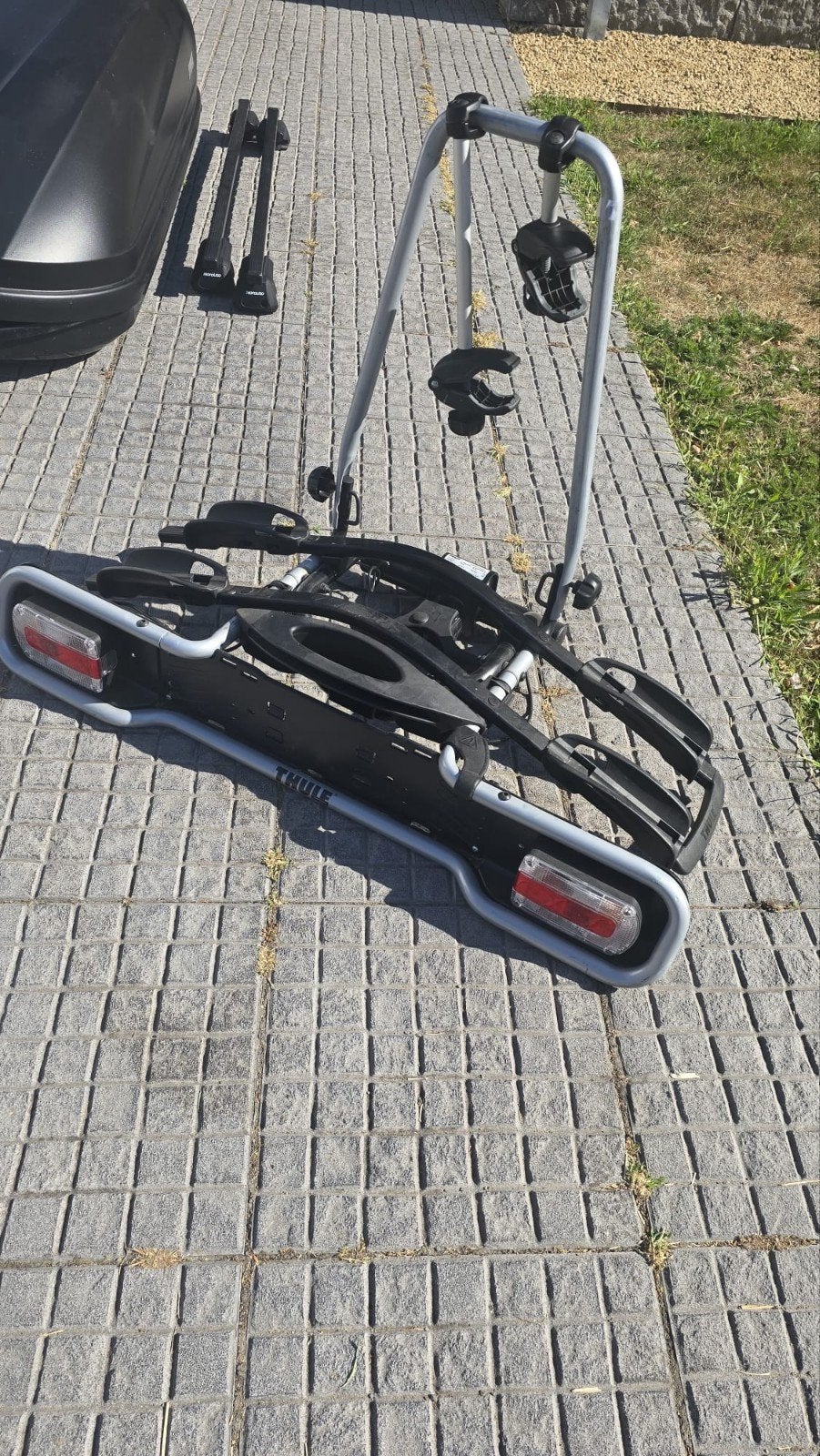 Fietsendrager 2 fietsen, Ophalen, Gebruikt, Brede banden, 2 fietsen