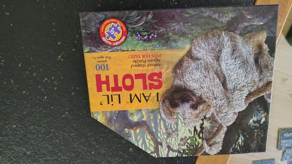 Puzzel luiaard, Ophalen
