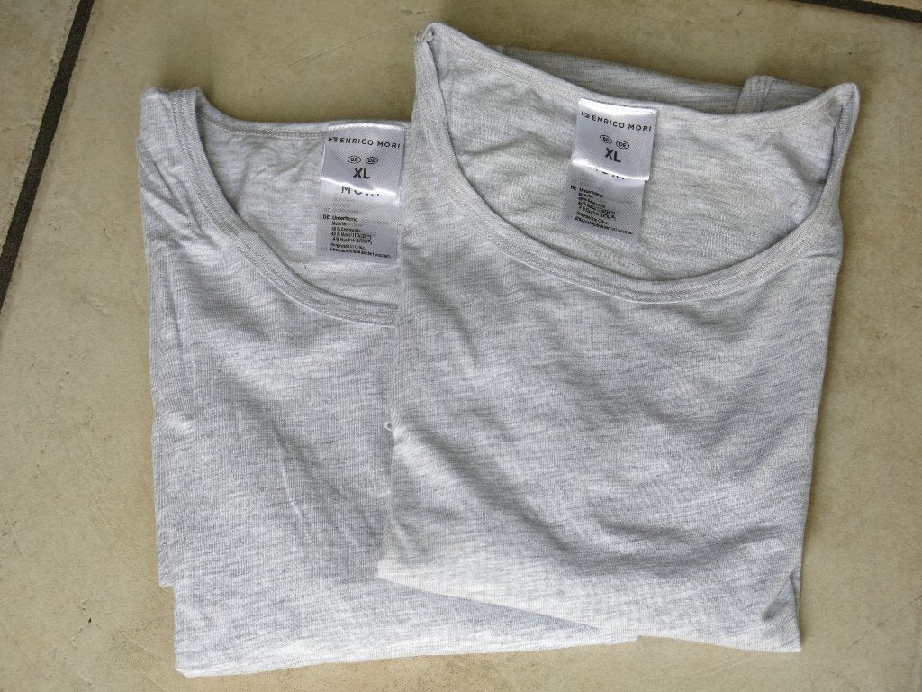 2 onderhemden man, maat XL, NIEUW, Kleding | Heren, Ophalen, Nieuw, Grijs
