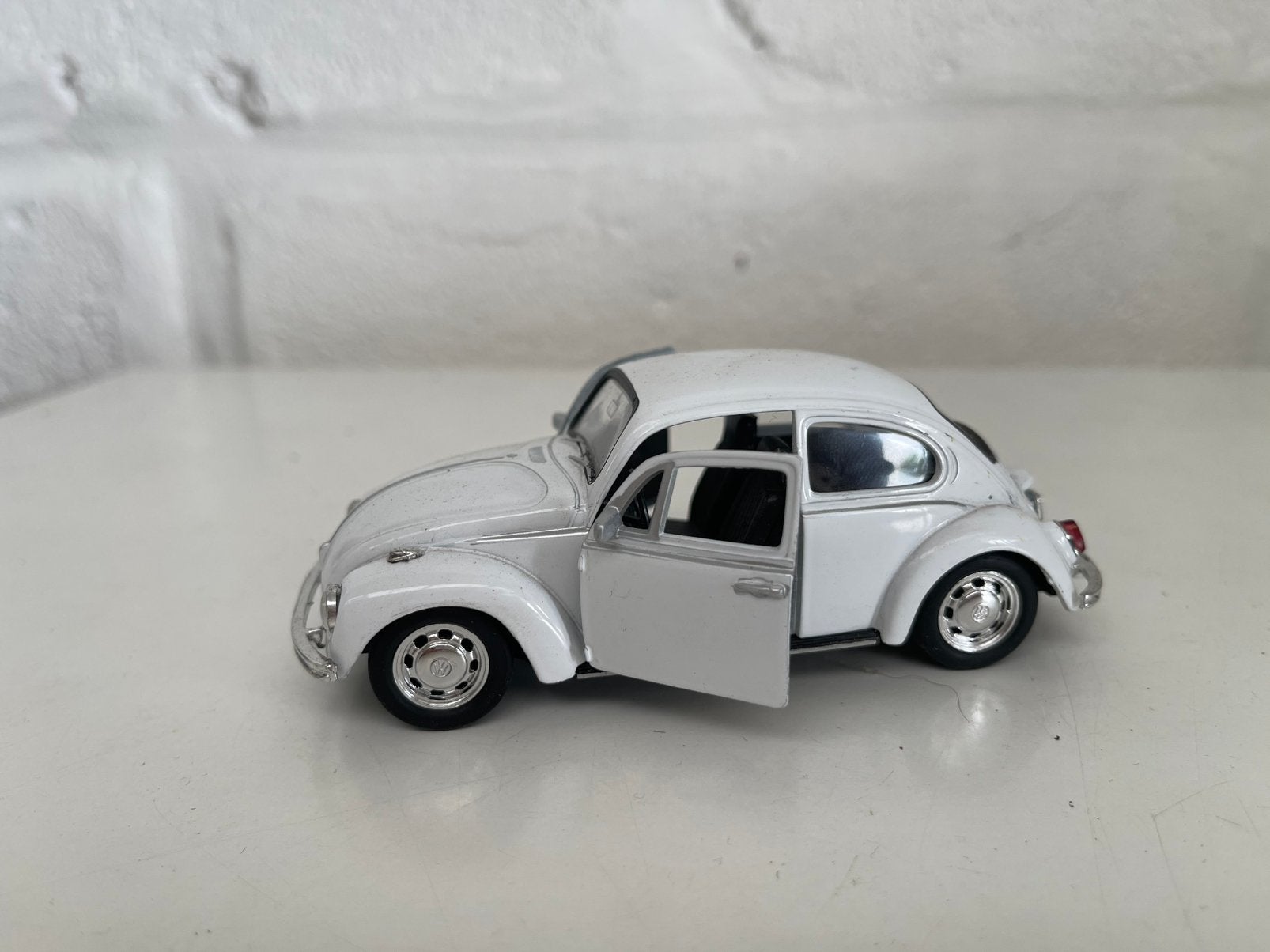 Vintage 1967 Volkswagen Kever (Beetle) – Wit Metalen, Ophalen of Verzenden, Zo goed als nieuw