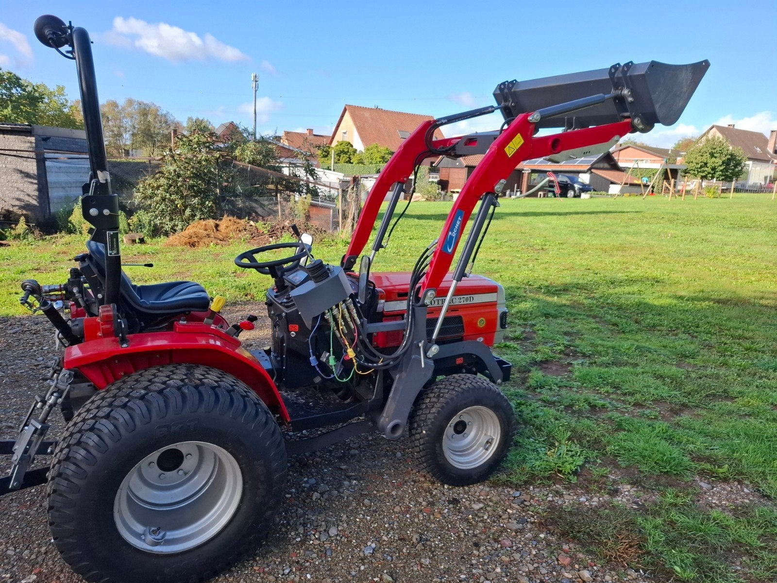 minitractor fieldtrac met frontlader, Enlèvement, Utilisé