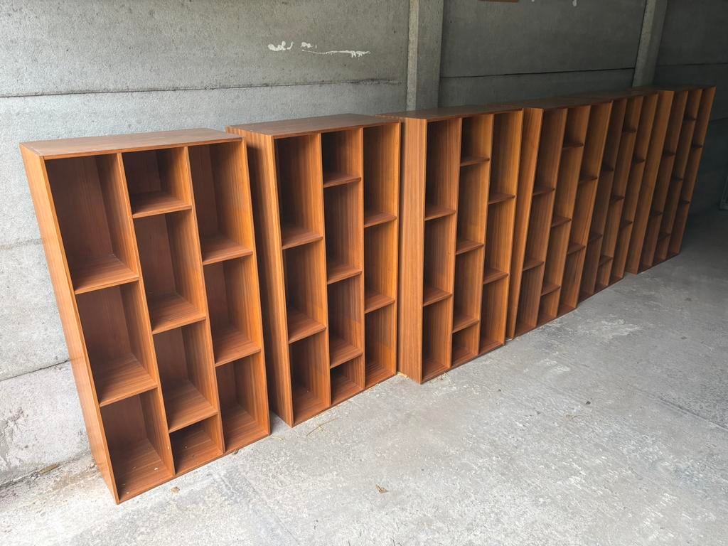 6 modules kast BOOK&LOOK Ligne Roset, Huis en Inrichting, Ophalen, Gebruikt, Overige houtsoorten, Design