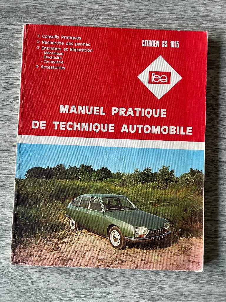 Manuel pratique de technique automobile Citroën GS, Autos : Divers, Modes d'emploi & Notices d'utilisation, Enlèvement ou Envoi