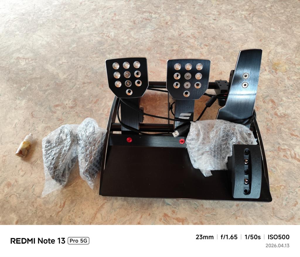 Fanatec V3 pedalen, Enlèvement