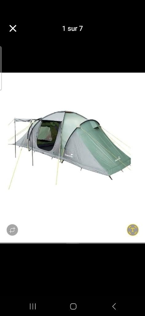 Tente 6personne, Caravans en Kamperen, Tenten, Ophalen, Zo goed als nieuw, Tot en met 6