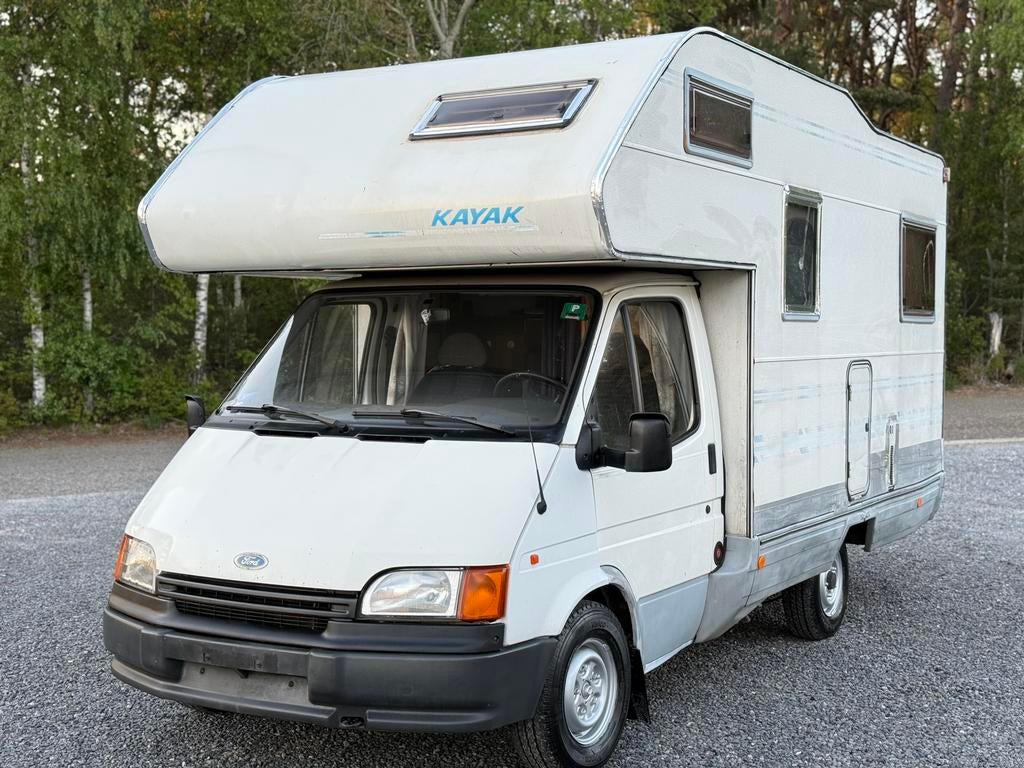 Mobilhome Ford Transit 2.4TD 091.000Km Gekeurd Goede Staat, Ford, Tot en met 2, Particulier, Koelkast
